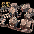 3D Printed Asgard Rising Cemetery Mausoleum Set 28mm-32mm Ragnarok D&D