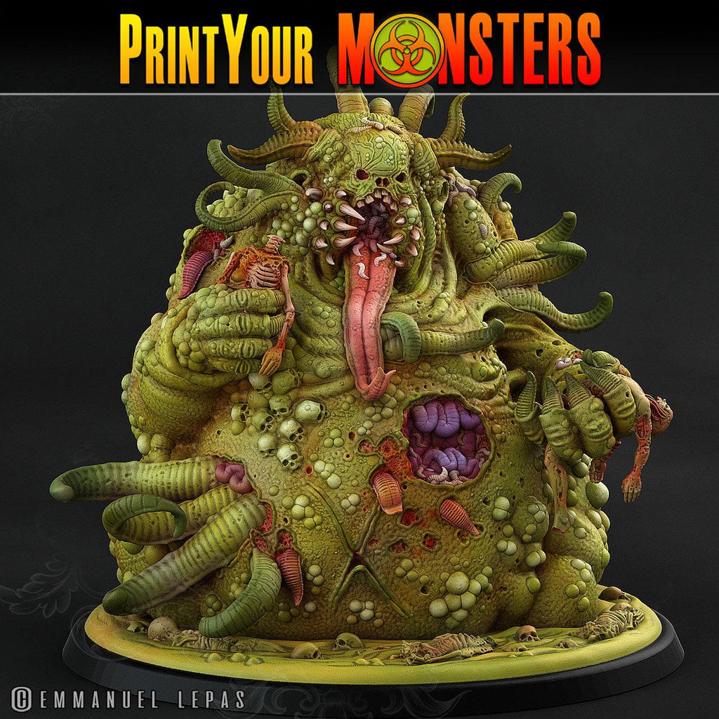 Greater Pestilent Demon – 28mm/32mm D&D Plague Demon Miniature
