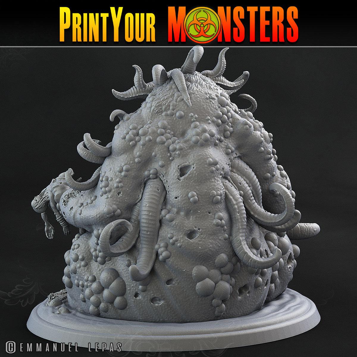 Greater Pestilent Demon – 28mm/32mm D&D Plague Demon Miniature