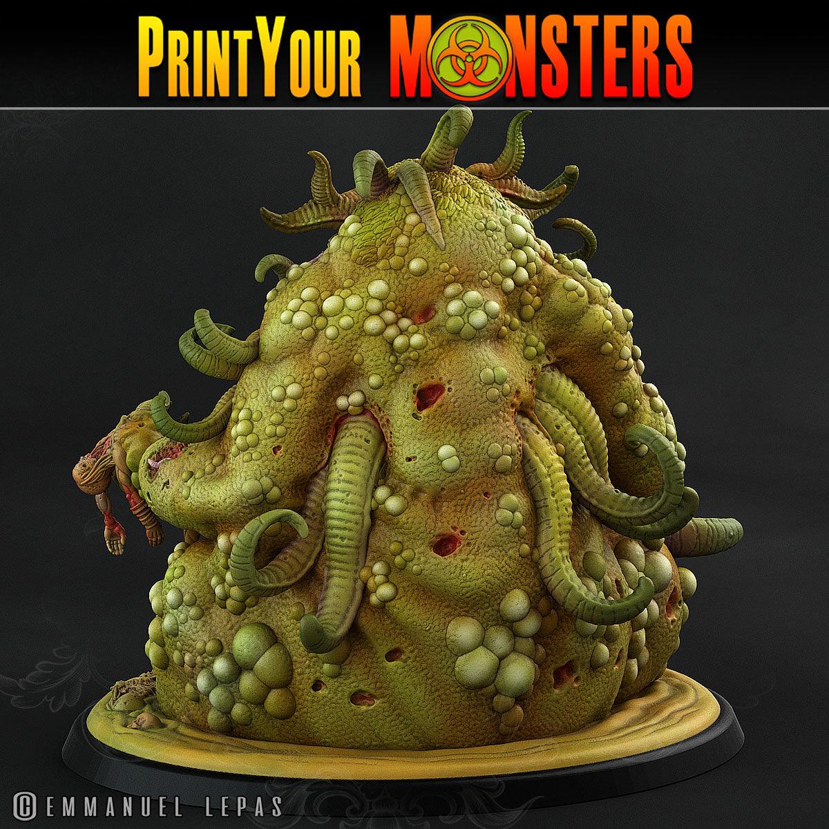 Greater Pestilent Demon – 28mm/32mm D&D Plague Demon Miniature