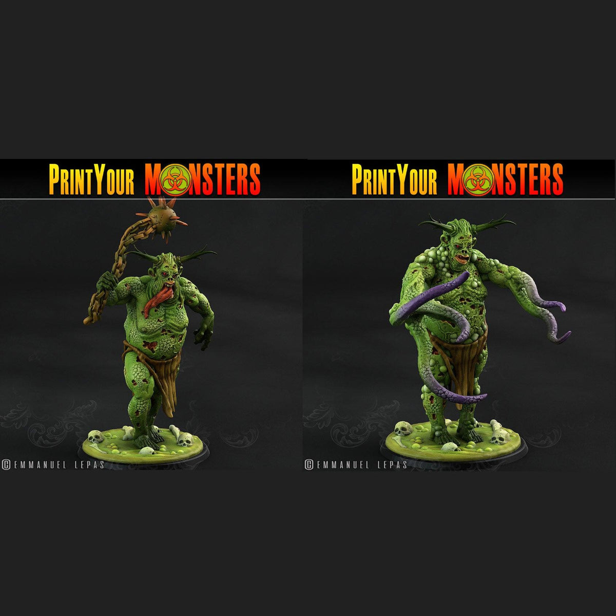 Plague Army Guardians – 28mm/32mm D&D Miniature Set