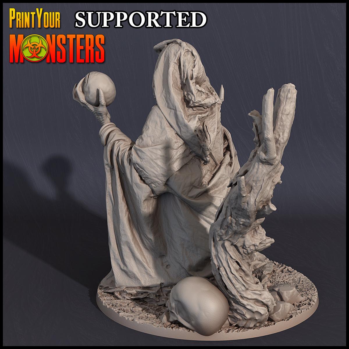 Witches Pack – 7 Witch Miniatures, 28mm/32mm D&D