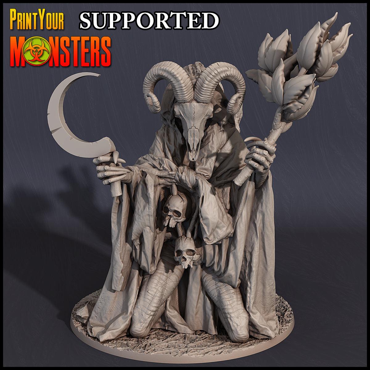 Witches Pack – 7 Witch Miniatures, 28mm/32mm D&D
