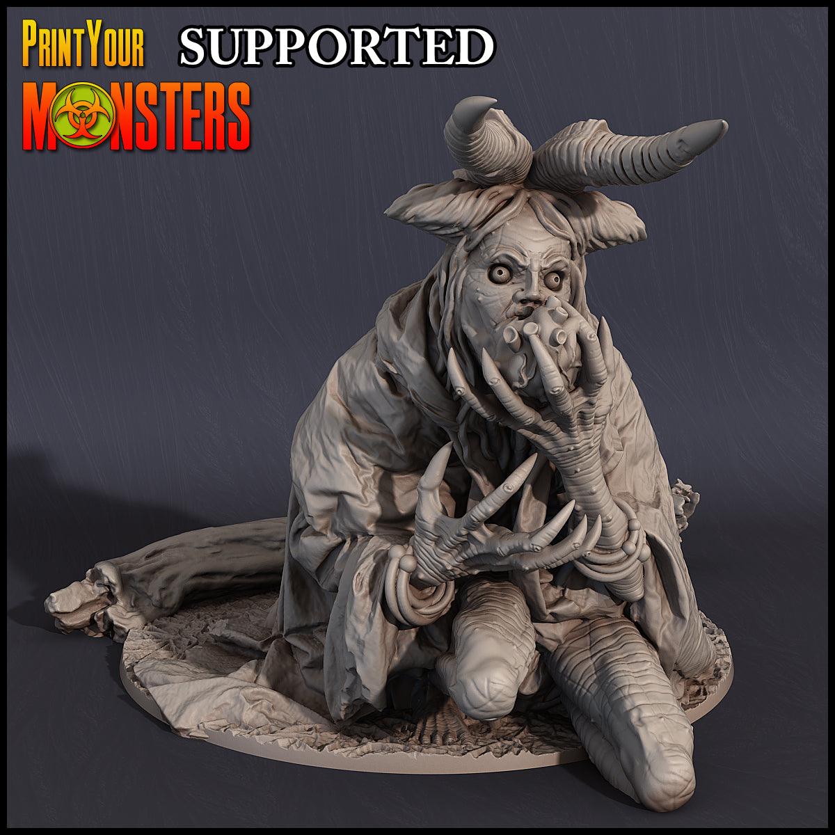 Witches Pack – 7 Witch Miniatures, 28mm/32mm D&D