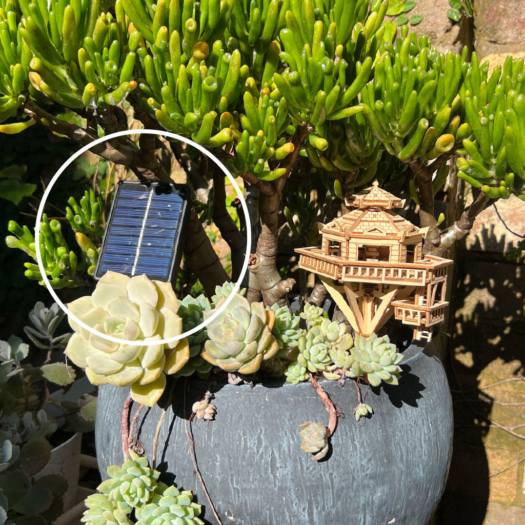 Solar LED Lights for Tiny Treehouses