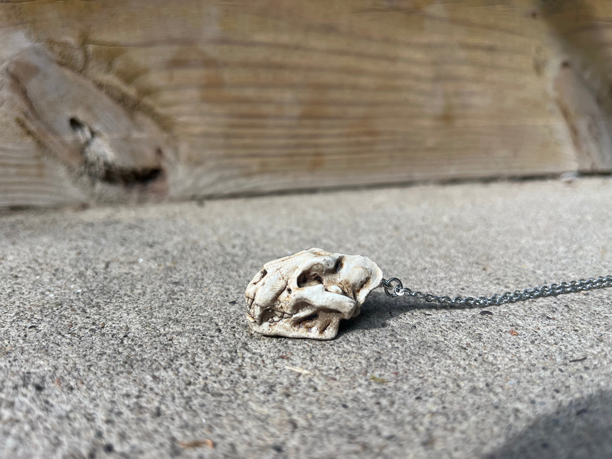 Miniature Resin Skull Necklace