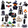 Halloween Miniature Figurines – 32 Piece Resin Set for Fairy Gardens
